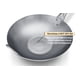 thumbnail image 3 of Wok Craft Wok de acero al carbono martillado a mano, fondo plano, 30 cm con mango, 3 of 7