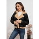 thumbnail image 2 of Chaqueta Tipo Piloto Mujer Cruzada Forro Interior Chiporro Moda 7585, 2 of 4