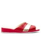 thumbnail image 1 of Pantufla Casual Cuero Mujer Corola Rojo 36, 1 of 3