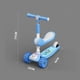 thumbnail image 3 of Scooter Monopatin con Luces y Asiento Ajustable Conejito Celeste, 3 of 3