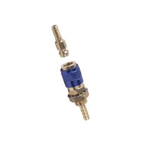 Ioensy - Antorcha De Soldadura De Latón Conector Rápido Montaje Conexión Rápida De Agua O Gas Azul 6 Mm