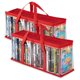 thumbnail image 1 of Set de 2 bolsas de almacenamiento para DVD Stock Your Home, color rojo, 1 of 7