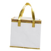 Bothyi - Bolsa De Comestibles Reutilizable Aislada Compacta Para Transporte De Alimentos En Restaurantes Al Aire Libre 12 Pulgadas Blanco