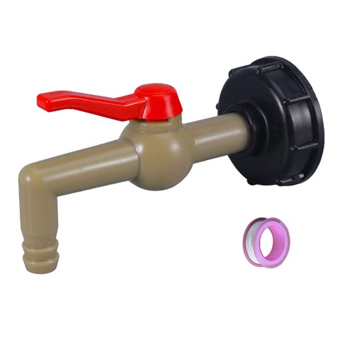 Ioensy - Adaptador De Tanque Ibc Para Tanque De Agua De 18L/20L/25L/30L Reemplazo De Barril De 1000L Dn15