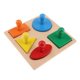 thumbnail image 2 of tablero de rompecabezas montessori, aprendizaje de forma geométrica, juguetes de educación temprana de ni?os, 2 of 5