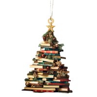 Ioensy - Adorno Colgante Navideño Para Espejo Retrovisor De Coche Genérico, Para Coche, Camión, Todoterreno, Libro