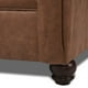 thumbnail image 5 of Sofá Arsenal Capitoné 3 Cuerpos Cuero Brown, 5 of 7