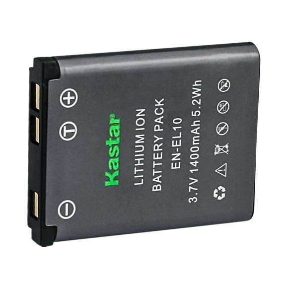 Batería Kastar EN-EL10 3.7V 1400mAh de Ion de Litio