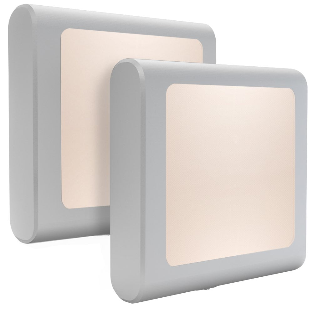 Luz Nocturna Maz-tek, Led Enchufable, Sensor Automático Del Anochecer Al Amanecer, Paquete De 2