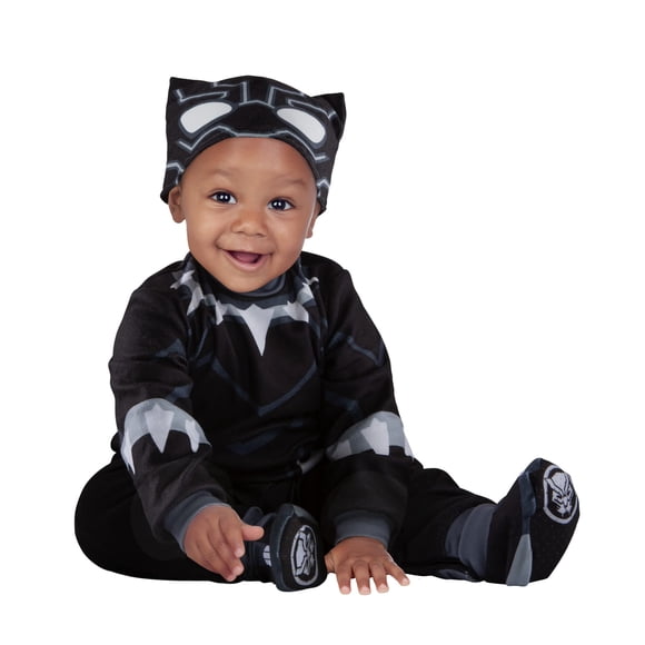 Costume Jazwares Costume Play Marvel Black Panther 6-12 M