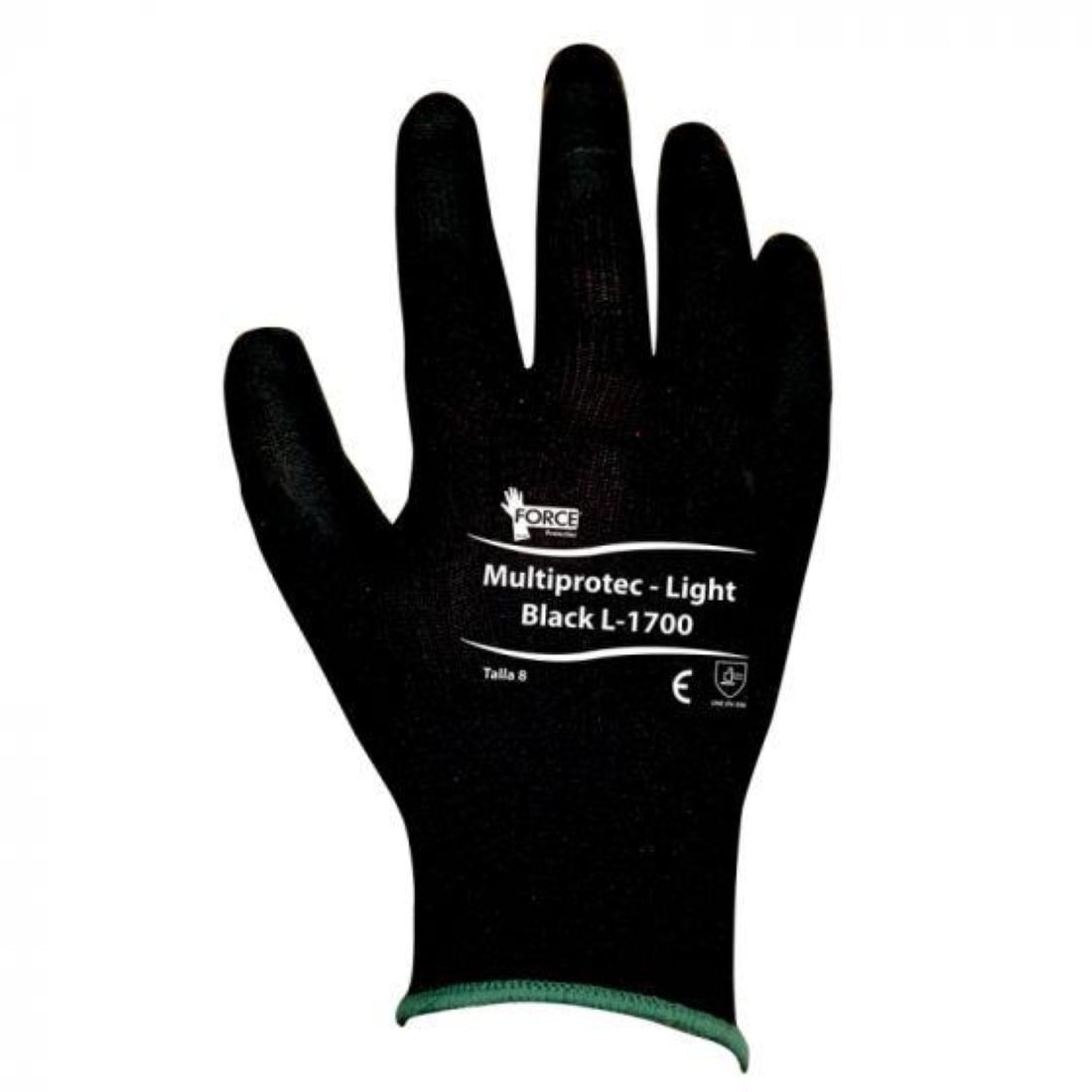 Force - Guante Multiprotec Flex Light L1700 Talla 9(l) Negro