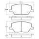 thumbnail image 1 of Pastillas Freno para auto MOTAQUIP LVXL1830, 1 of 2