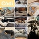 thumbnail image 2 of Cama para mascotas Codi relajante grande 104x94x15 cm antideslizante gris, 2 of 9