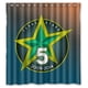 thumbnail image 1 of Cortina de ducha ancha con estrellas del oeste de Texas, juego de cortina de baño con ganchos, tamaño 66 x 72 pulgadas, 1 of 3