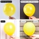 thumbnail image 3 of Balloon PartyWoo, látex amarillo, 140 unidades, diferentes tamaños, 3 of 6