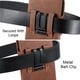 thumbnail image 3 of Funda de Cinturón para Celular Soviwo L Marrón con Porta Tarjetas y Cierre Magnético, 3 of 7