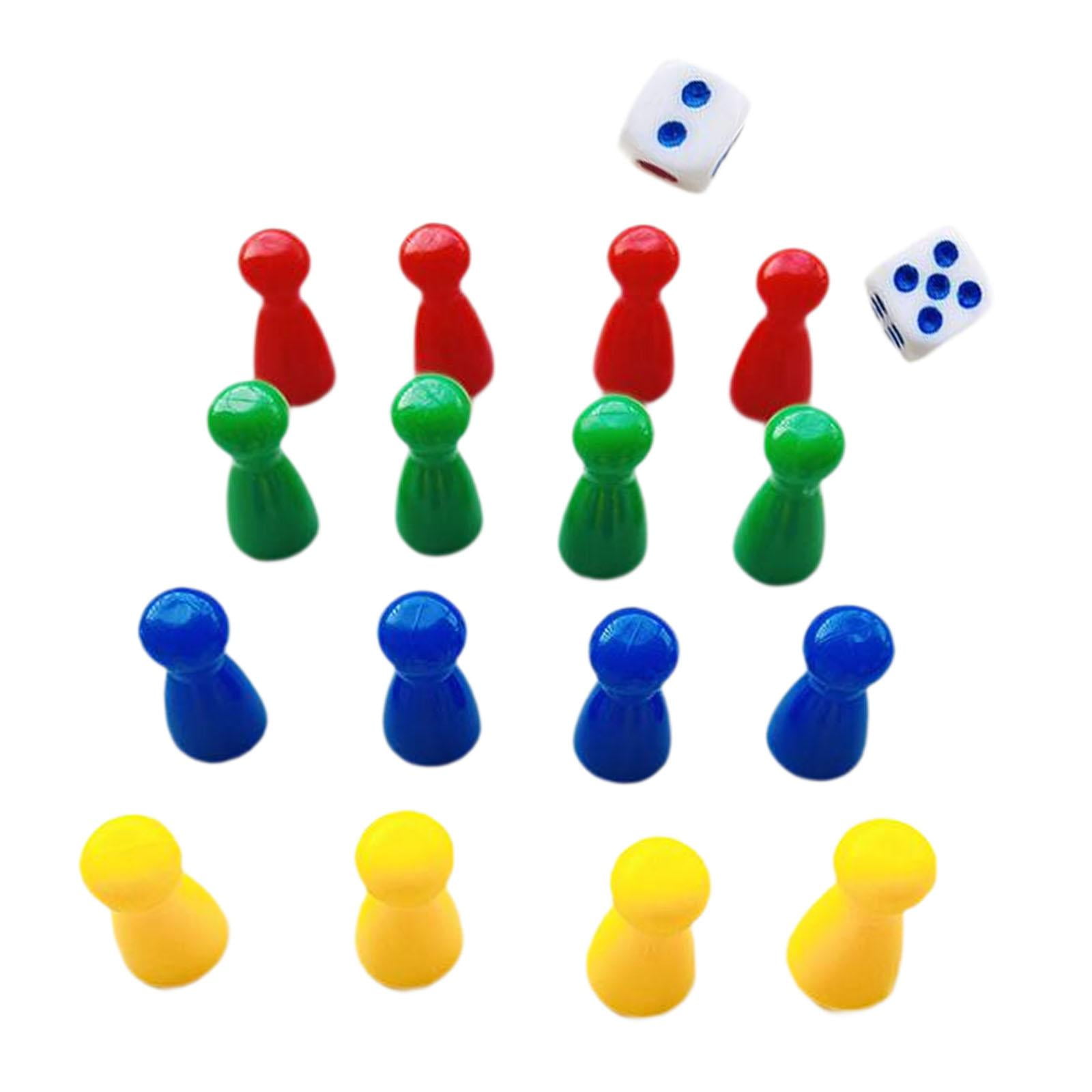 Bothyi - Juego De Mesa Multicolor Portátil De 16 Piezas De Ajedrez Voladoras Para Niños Y Adolescentes De La Familia