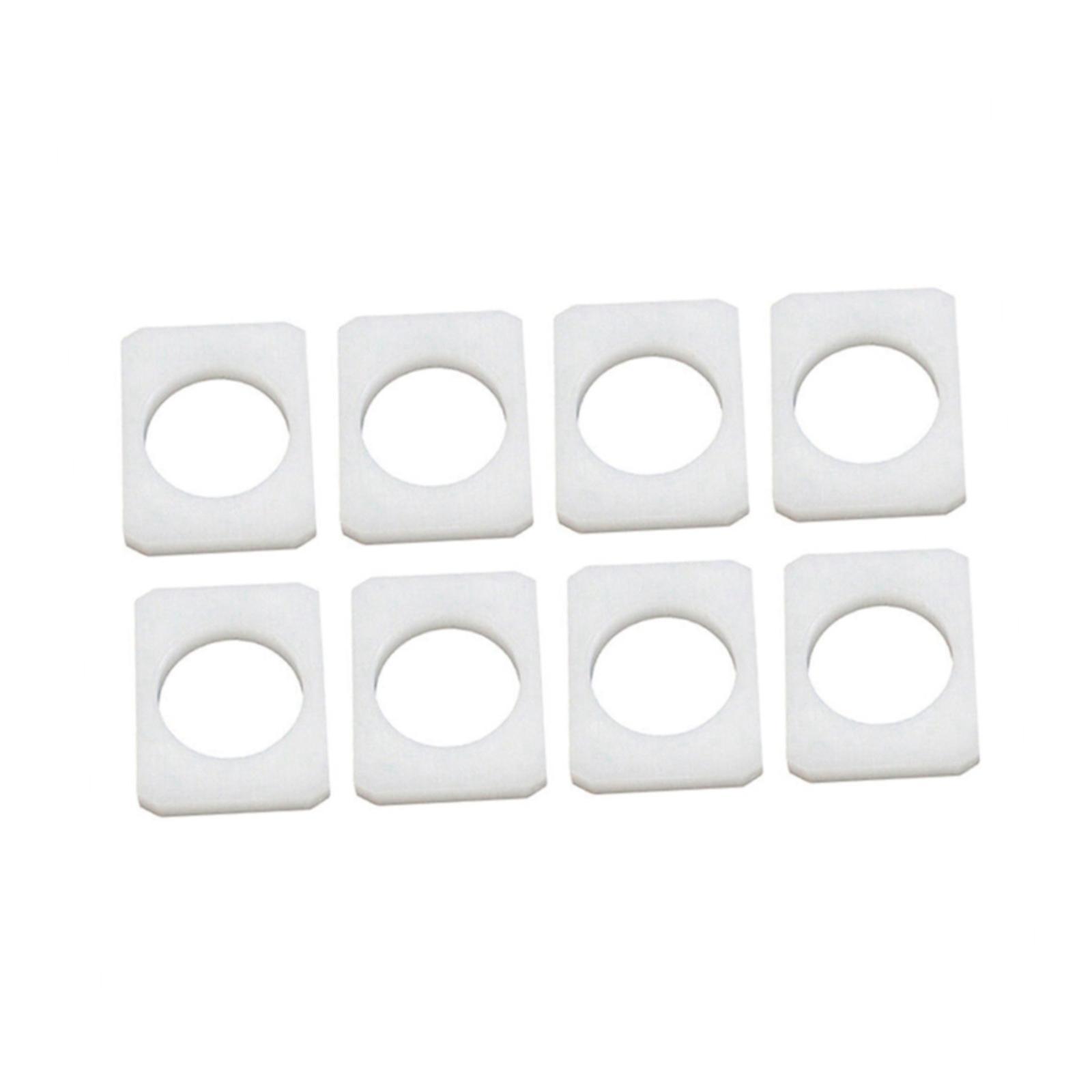 Magideal - 8 Bujes Resistentes Para Riel De Asiento 52107137499, Color , Para Reparación De Desgaste Y Vibraciones, Para Fijación E38, Fácil Instalación