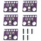 thumbnail image 1 of PAMEENCOS 5 unidades GY-BME280-3.3 Módulo sensor de presión atmosférica de alta precisión 3.3 V BME280 Altímetro, sensor de temperatura y humedad para Arduino, 1 of 7