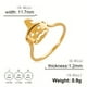 thumbnail image 2 of 1pc Golden and Silver Halloween Pumpkin Ring - Stylish and Unique Jewelry for Any Occasion, 2 of 4