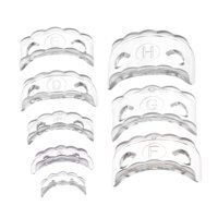 Magideal - 8 Piezas De Ajustador De Tamaño De Anillo Invisible, Medidor De Tamaño De Anillo Para Hacer El Anillo Más Pequeño, Tensor De Joyería, Tensor De Anillo