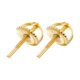 thumbnail image 5 of Pendientes Con Parte Trasera Para Adultos Y Mujeres, Para Uso Diario, Fiesta, Halloween, Dorado, 5 of 5