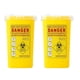 thumbnail image 4 of 2x Contenedor De Objetos Punzantes Biohazard Eliminación De Agujas Papelera De Tatuaje 1L, 4 of 5