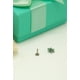 thumbnail image 2 of Piercing Labret 6mm Flor Zircon Azul Titanio Astm F136 G23, 2 of 3