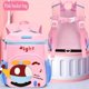 thumbnail image 1 of Airplane Patch Schoolbag Cartoon Cute Kindergarten Backpack Large Capacity Schoolbag Ultralight Bucket Bag Kids Toddler Anti-lost Backpack With Leash, 1 of 3