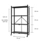 thumbnail image 3 of Estante Plegable Multiuso Metal 4 Niveles Ruedas, 3 of 4
