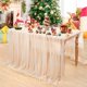 thumbnail image 5 of Caminos de mesa LuoluoHouse 150 cm perla champagne, juego de 5, 5 of 6