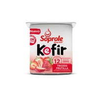 Yoghurt Kéfir Con Trozos Frutilla Pote 120 G Soprole