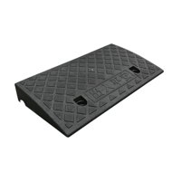 Ioensy - Rampa De Acera Rampa De Acera De Entrada Portátil Para Cortadoras De Motocicletas, Carretillas De Mano, H 8 Cm, Color Negro