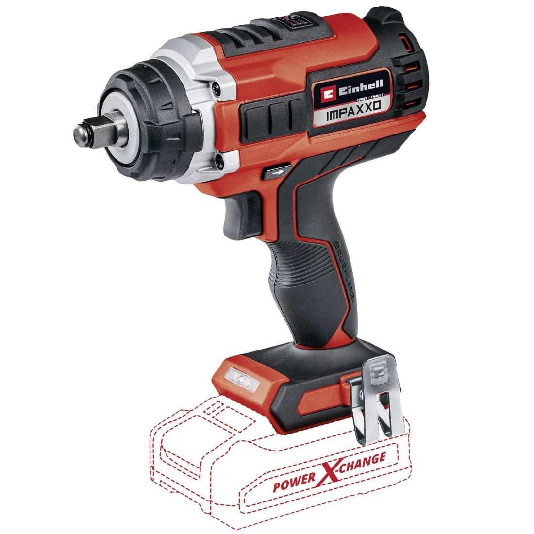 Einhell - Llave De Impacto Inalámbrica Brushless 18v Expert Sin Batería Pxc Impaxxo 18/400
