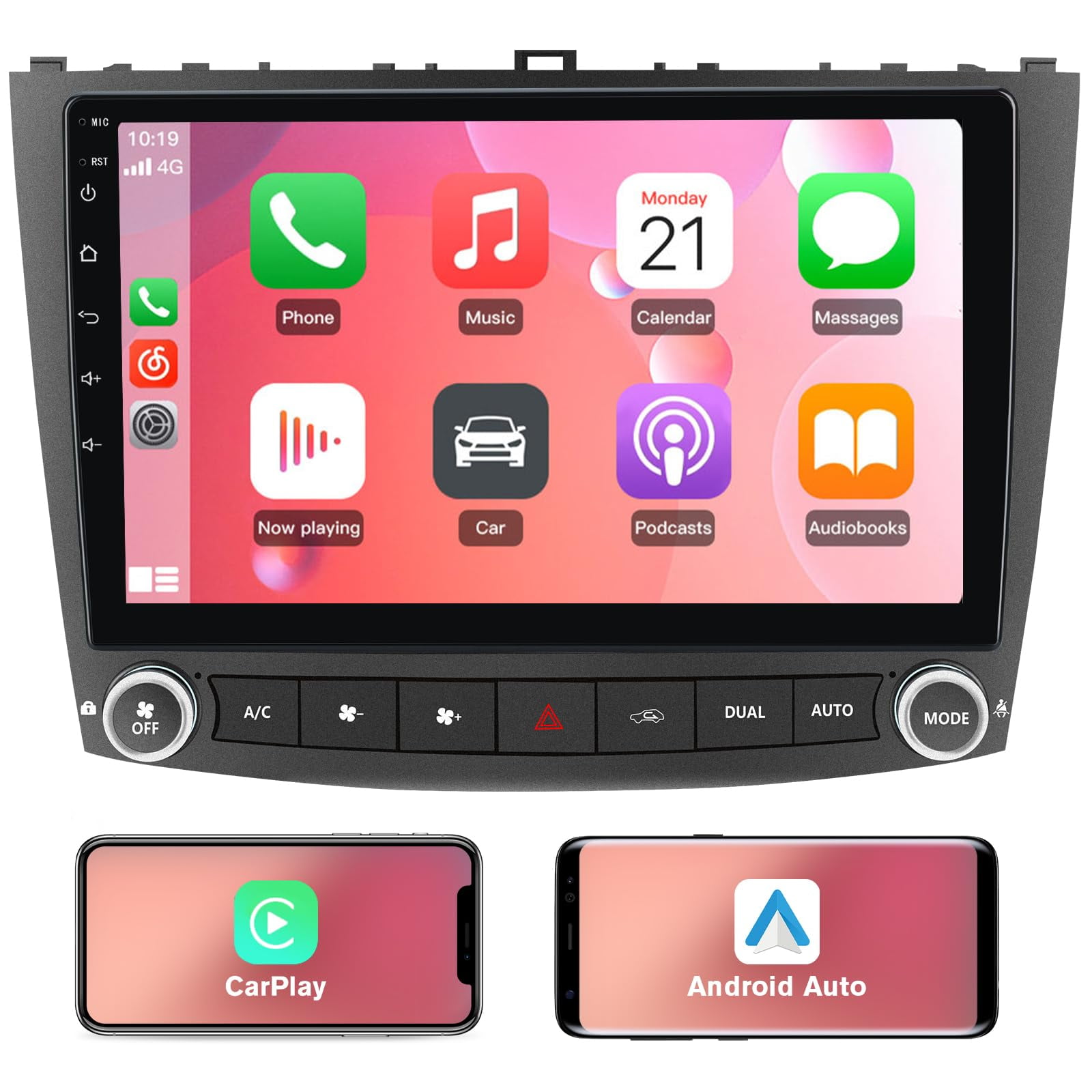 Radio De Coche Estéreo Vratzn Android 13 Para Lexus Is250 Is300