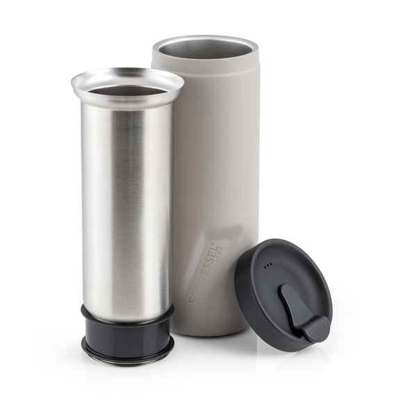 Cafetera EcoVessel 420 ml con Prensa Francesa Aislada