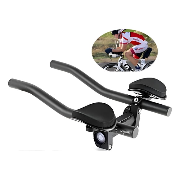 Apoyabrazos De Bicicleta, Aerobar, Manillar De Descanso. - Negro
