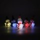 thumbnail image 2 of Set 6 Muñecos Nieve Navidad Luz LED 15cm Decoración, 2 of 8