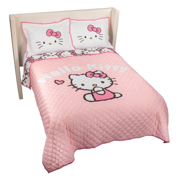 Set De Edredón Y Funda Hello Kitty Talla Total queen