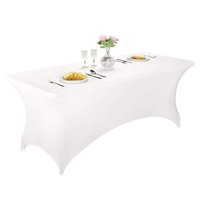 Mantel Elástico Ajustado De Elastano Lzy Para Mesa De 6 Pies/4 Pies/8 Pies