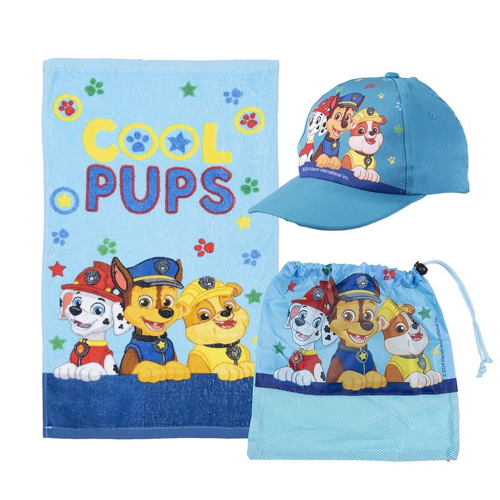 Paw Patrol Niño - Set Toa Bts 30x50+jockey+bolso Pwp Patrulla