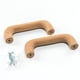 thumbnail image 2 of Tirador para cama Bath & Beyond, mango de teca de 9,2 cm, paquete de 2, 2 of 4