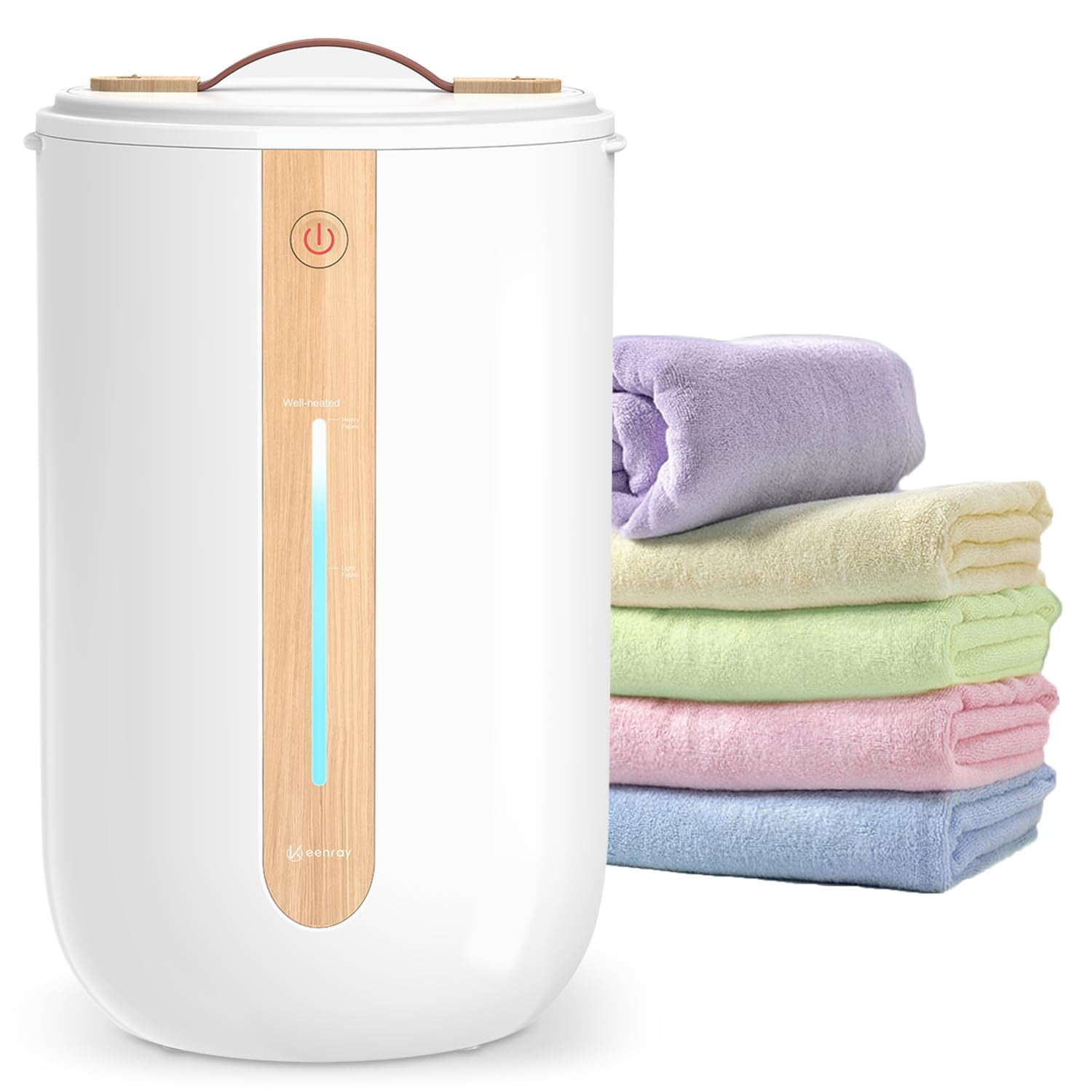 Calentador De Toallas Keenray Para Baño Con Barra De Progreso De Calefacción