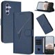 thumbnail image 1 of Funda Cartera Fibra de Carbono para Samsung Galaxy A55 5G con Soporte y Cierre Magnético Azul, 1 of 6