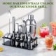 thumbnail image 2 of Set de coctelera KINGROW de acero inoxidable de 23 piezas con soporte, 2 of 7