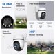 thumbnail image 2 of Cámara Wi-Fi de seguridad Tapo VistaCam 360° 3K 5MP Outdoor, 2 of 9