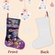 thumbnail image 3 of Sailor Moon Tema: Calcetines de Navidad, fino lino blanco para colgar en escaleras y chimenea, decoración navideña para el hogar, regalo de Navidad. 45cm × 32cm, 3 of 5