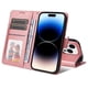 thumbnail image 4 of Funda Billetera para iPhone 15 Pro Max con Porta Tarjetas y Soporte Ajustable Rosa, 4 of 6