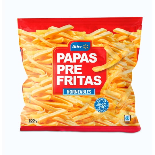 Papas Pre Fritas 500 g Lider