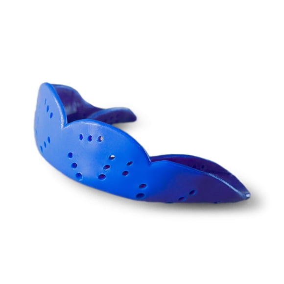 Protector bucal SISU Aero, tamaño mediano, 1,6 mm de grosor, azul real, no tóxico